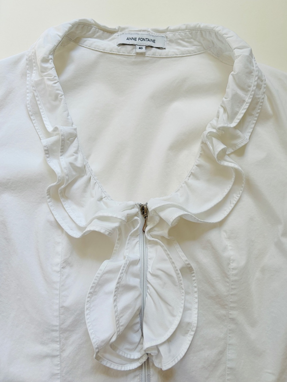 Anne Fontaine Ruffled Blouse - Picture 3 of 5